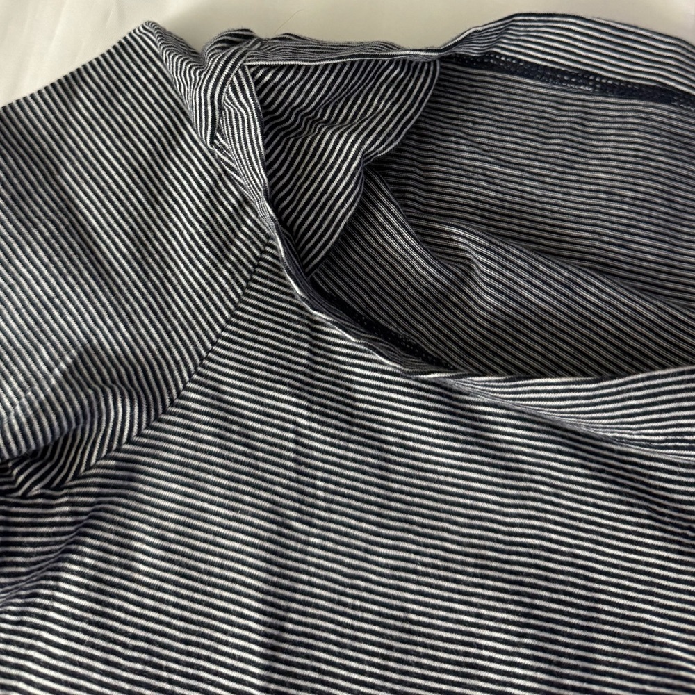 Ann Taylor LOFT Striped 3/4 Sleeves Shirt - Picture 6 of 11